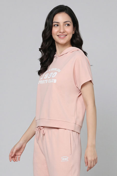 Zivame Athleisure Hooded Sweatshirt - Peachy Keen — image 2